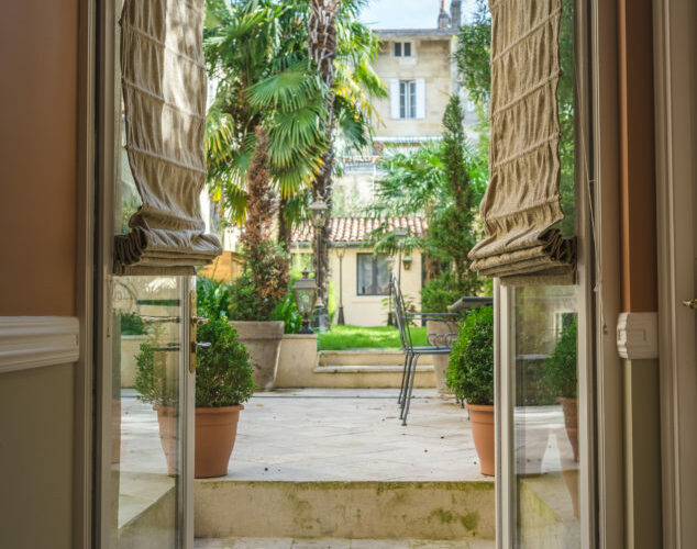 Vue sur le jardin - Appartement - Villa Victor Louis